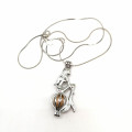 Silver Plated Creative Mermaid Fashion Jewelry Making Pearl